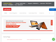 Tablet Screenshot of lenovoservicecenter.in